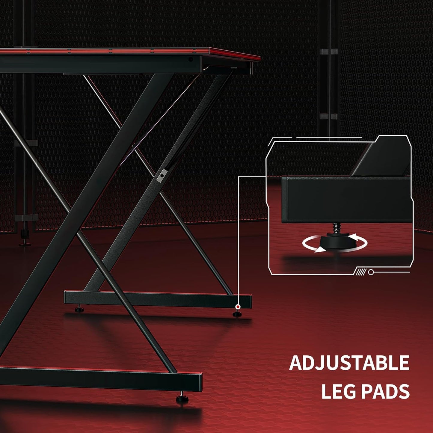 Gaming Desk 32 Inch PC Computer Desk, Home Office Desk Table Gamer