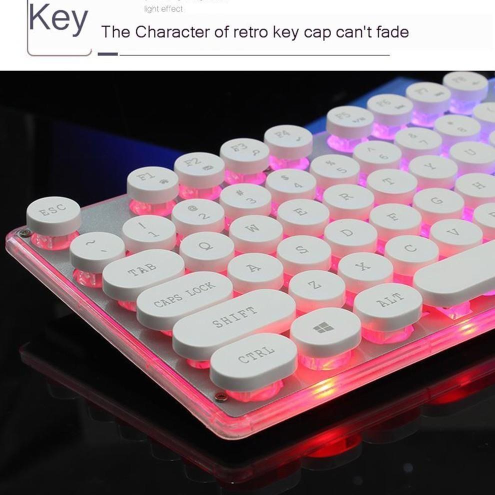 LED Backlight Gaming USB Wired Keyboard Mouse Set