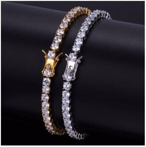 Rock 4MM One Row Tennis Bracelet